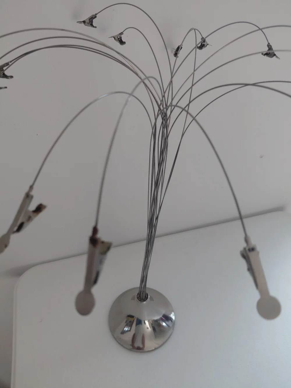 Silver Multi-Arm Photo Clip Tree - Silver Home Accent